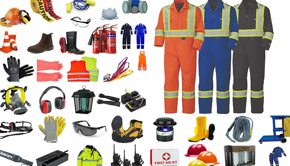 Safety equipment supply warehouse